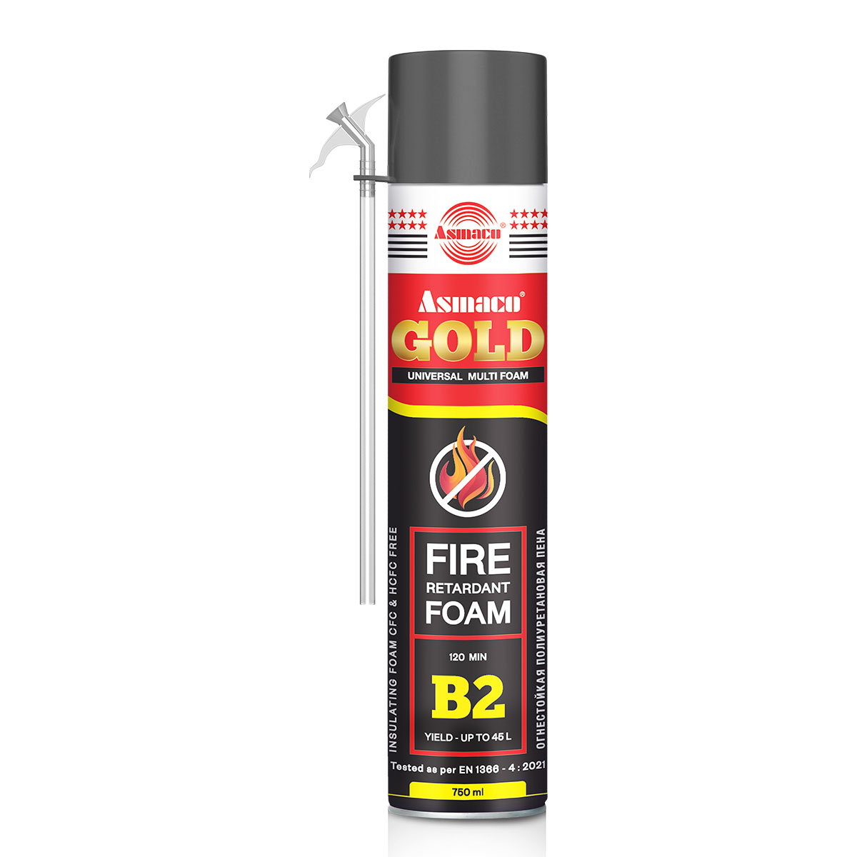 PU Foam Fire Rated B-2 Gold Asmaco
