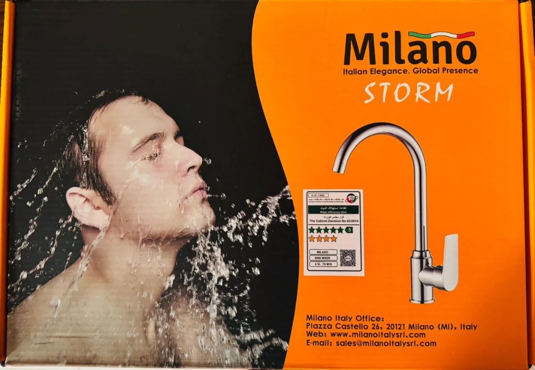 MILANO STORM KITCHEN SINK MIXER