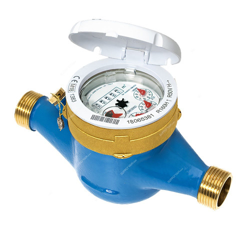 Bmeters Multi-Jet Cold Water Flow Meter, GMDM-I, DN25, 1 Inch BSPT, 16 Bar