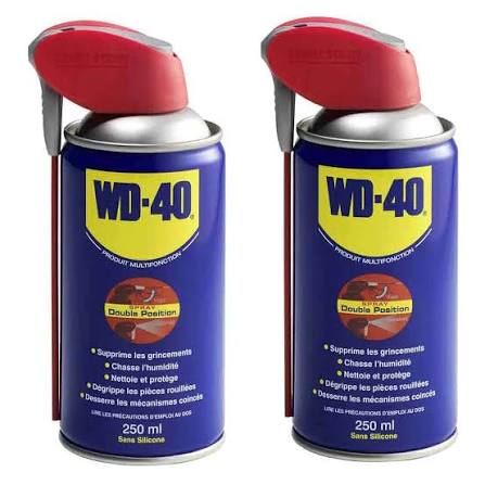 WD-40 Multi-Use Product Smart Straw 250ml Aerosol Can, All-Purpose Lubricant, Cleans Rust, for Home & Workshop Use